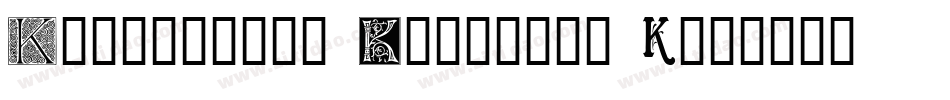 Ornamental Initials L字体转换